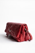 Rocky Crush wallet - Red crinkled leather wallet.