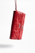 Rocky Crush wallet - Red crinkled leather wallet.
