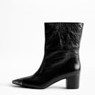 Bottines Dawn Crush - Bottines à talons en cuir.