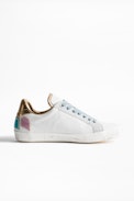 Sneakers Zadig Patch Flash - Baskets basses femme en cuir.