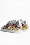 Sneakers ZV1747 Wild Print - Baskets basses femme en cuir.
