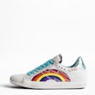 David Rainbow sneakers - Women’s leather low-top sneakers.