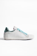 David Rainbow sneakers - Women’s leather low-top sneakers.