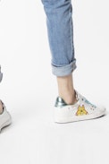 David Rainbow sneakers - Women’s leather low-top sneakers.