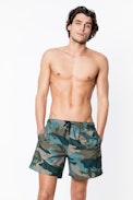 Badehose Fecamp - Badehose mit Camouflage-Druck