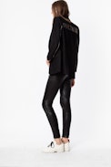 Viva Bis Strass jacket - Women’s rhinestone black jacket.