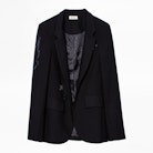 Very Multi jacket - Women’s black blazer.