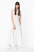 Robe Romane - Robe longue blanche en dentelle.