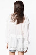 Top Tulin - Top blanc en dentelle.