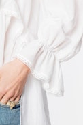 Top Tulin - Top blanc en dentelle.