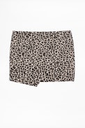 Justis Jac Leo skirt - Asymmetric leopard skirt.