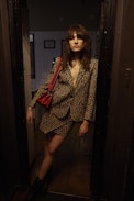 Justis Jac Leo skirt - Asymmetric leopard skirt.