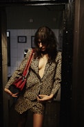Justis Jac Leo skirt - Asymmetric leopard skirt.