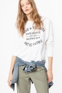 Pantalon Pomelo - Pantalon kaki femme en coton.