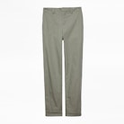 Pantalon Pomelo - Pantalon kaki femme en coton.