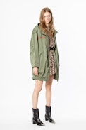 Kiko Nylon parka - Women’s long parka.