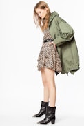 Kiko Nylon parka - Women’s long parka.