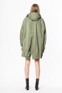 Kiko Nylon parka - Women’s long parka.