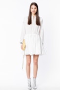 Ranil Voile Dress - Long-sleeved dress.