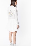 Ranil Voile Dress - Long-sleeved dress.