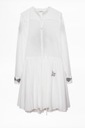 Ranil Voile Dress - Long-sleeved dress.