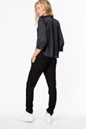 Toast Satin shirt - Women’s black satin shirt.