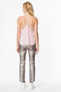 Caraco Silk Christy - Pink silk camisole.