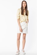 Chemise Touch Satin - Pink satin shirt.