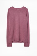 Pullover Liam Cachemire - Rosafarbener Herrenpullover aus Kaschmir
