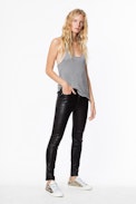 Jossy tank top - Women’s merino wool asymmetric tank top.