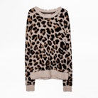 Pull Kansas Leo Cachemire - Pull cachemire femme léopard.