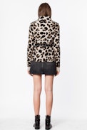 Ana Cachemire Leo cardigan - Women’s draped leopard cardigan.