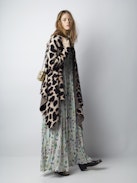 Ana Cachemire Leo cardigan - Women’s draped leopard cardigan.