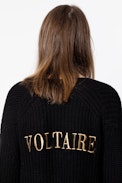 Dina Cow cardigan - Women’s embroidered cardigan.
