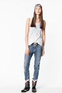 Mili Co splash Tank Top - Women’s multicoloured tank top.