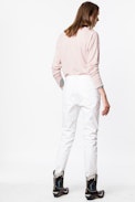 Pull Gaby Star Cachemire - Pull en cachemire rose femme.