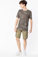 Tommy Lin T-shirt - Men’s camouflage-print linen T-shirt
