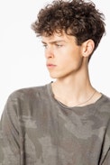 Tommy Lin T-shirt - Men’s camouflage-print linen T-shirt
