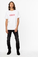 Tibo Voltaire T-shirt - Men's white T-shirt with “Voltaire” print on front.