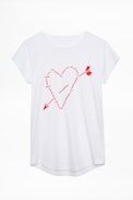 Skinny Heart Constellation T-shirt - Women’s cotton T-shirt.