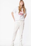 Bella Saint Val T-shirt - Women’s slogan T-shirt.