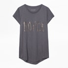 Skinny Strass T-shirt - Slogan T-shirt.