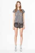 Skinny Strass T-shirt - Slogan T-shirt.