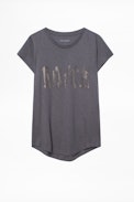 Skinny Strass T-shirt - Slogan T-shirt.