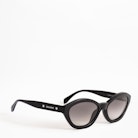 SZV230 Glasses - Women's black glasses, “cat's eye” shape