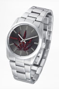 Montre Timeless Feuille - Montre en acier argenté à motif
