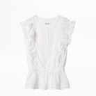 KIDS’ GISELE BLOUSE - Girls’ white blouse.