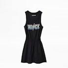 KIDS’ HILDANA DRESS - Girls’ black beach dress.