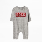 KIDS’ DIDOUNETTE BODYSUIT - Babies’ gray bodysuit.