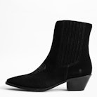 Tyler Suede Ankle Boots - Women’s black ankle boots in suede leather.